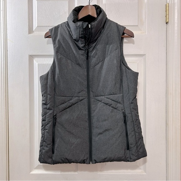 Champion Black Quilted Vest High Collar Women's Size Large - Picture 1 of 7